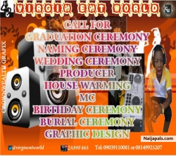                   VIRGIN ENT. WORLD Expert in: - DJ Services - Graphics Design - Web Hosting - Advertisement - Promotions - Production - Training on any aspect of the list - Music directing - Vocal training (base on music) - Presenter on radio/tv station - Artiste Management - Mc (master of cermony in any occassion)   -Instrument rantage - Event planner - Publicity and Online PR . Etc 4 BOOKINGS!!!!CONTACT  DJ VIRGIN: Head Office Address: Ikorodu, Lagos, Nigeria.  2348149925207  2349098044408 TWITTER & INSTAGRAM @deejayvirgin FACEBOOK.COM/DEEJAYVIRGIN Add Up On Bbm 25B58EE8 www.deejayvirgin.tk EMAIL:djvirginamerican@gmail.com We offers good services Less amount of money Makes your dreams come true Be a partnership with you Beautify your business/organisation Partronise us today and see the different.... Today, a large selection of music, professional- grade equipment, good organizational skills, vocal talent as an MC, mixing skills, quality lighting, insurance for liability and on-site back-up equipment are typical customer expectations when purchasing mobile DJ services. [We bet to give you the best] Our Prices are negotiable and affordable. TEAM#DA MIXLORD 