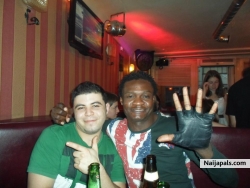friend at the bar in russia
