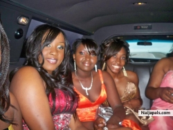 in the limo