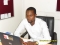 in the office