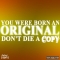 I'm so original eh!