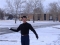 SNOWING