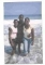 at the beach with friends