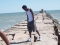 at the  beach