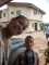 at home in nigeria with my kids ,nice to be at home.