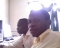 in da office