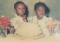 babay pic...I'm on the left and I've got something in my mouth...