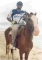 Sam on a horse at Lekki Beach Lagos Nigeria