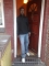 at the door step
