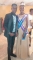 Your red carpet maestro, Henry Blaq Chukwuebuka Enechukwu as the red carpet host at the Miss & Master Okpara 2019. And so well suited and booted with one of the contesting models!