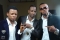 biggp of the ajayi brothers{far right},9ice and emmy j of ajayi brothers.