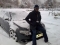 At work, weather affected movement that day!