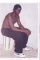 DJ Army sitting on a stool!