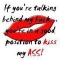 not you but those that talks at my back