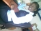 at the office