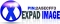 expad media on dark Blue