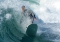 Surfing on a Sunny day.