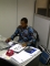 always serious when working