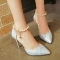 Silver ankle pearl heel up for grabs. Sizes 37 & 40 available. Limited stock! Call or whatsapp: 08187735097