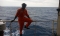 at sea