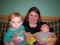 me joanna with my daughter and son