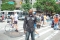 manhattan in a street carnival