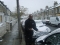 inside a snow infront of my house