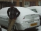 on a snowing day