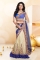 Blue and White Color Lehenga Choli at Mahotsavensemble.com