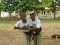 My wife at NYSC Orientation Camp at Akwa Ibom