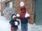 TIM AND TOM HAVING FUN IN THE SNOW OF 2008 WINTER