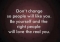 Be yourself