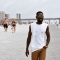 At Jacksonville Florida beach