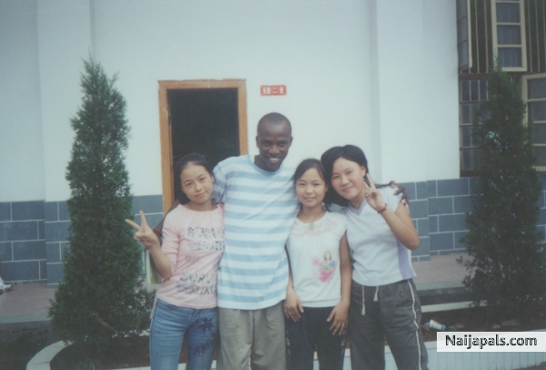 me and my student in china - click for next photo
