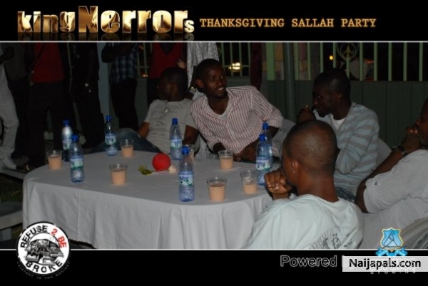 ONEAL AND FRIEND AT A FRIEND' S SALLAH PARTY - click for next photo