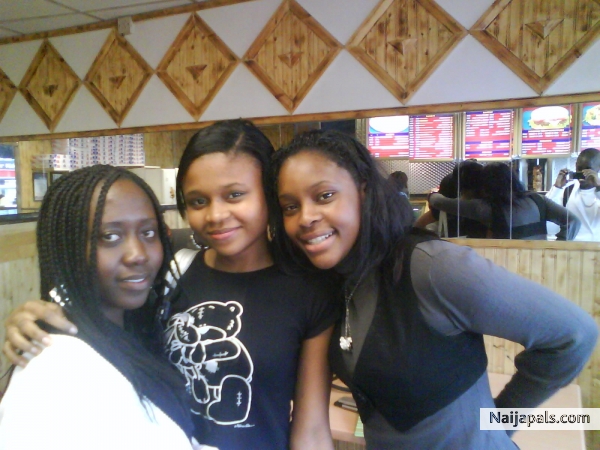 me and my girls( am in the middle by the way) - click for next photo