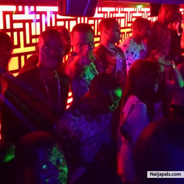 Party In UK With Davido, Shina Rambo & B-Red In Da Building - click for next photo