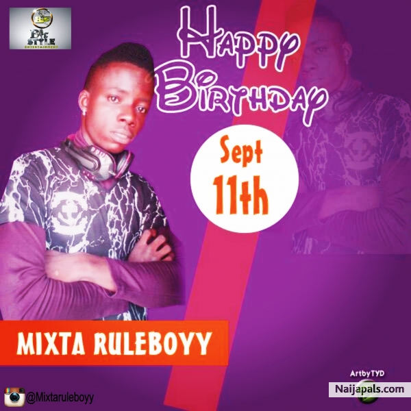 #LORD Thank You 4 Making Me To Cee The brightness of This Day, A Gud Day, My #BIRTHDAY Take #Glory in Da Name of #JESUS, I ask 4 Your BRAIN 2 DRAIN away d RAIN of PAIN in My Life & Fall RAIN of GAIN on Me so dat What I OBTAIN & ORDAIN 2 be will not turn into VAIN. Thank You 4 Answering My Prayer through Jesus Christ My Lord, #AMEN , Happy BIRTHDAY TO #MixTa_RULEBOYY - click for next photo