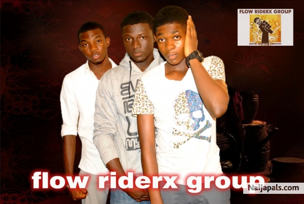 Eleveta Nwafor with his Flow Riderx Group brothers. - click for next photo