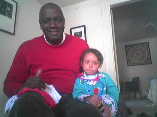 MY FATHER IN LAW AND MY NIECE - click for next photo