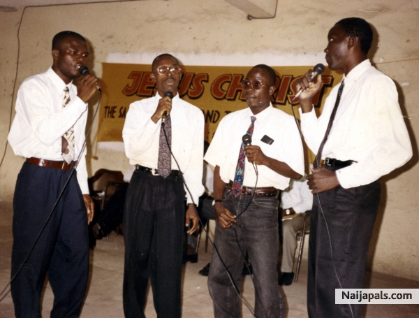 with the vessels acapela band in nigeria - click for next photo