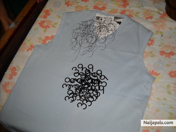 graphic design...on my t-shirt...lol! - click for next photo