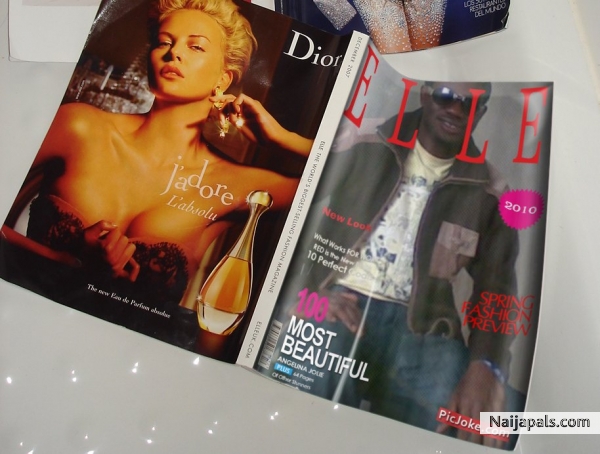 On Elle Magazine - click for next photo