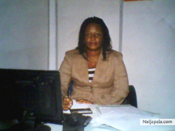 anne in the office - click for next photo