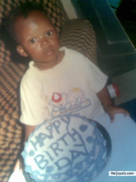 Ma lil brother on his birthday - click for next photo