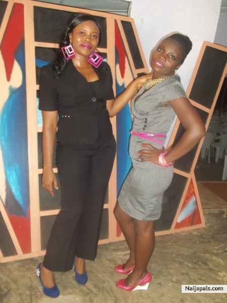 With my Church sister - click for next photo