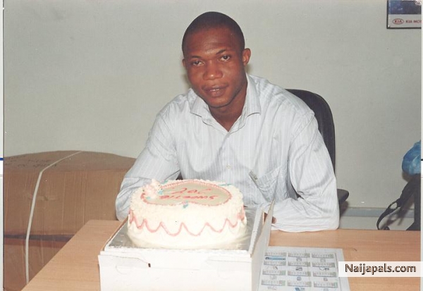 My birthday at my formal company - click for next photo