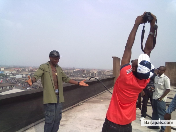 making of fresh out video...2000bc - click for next photo