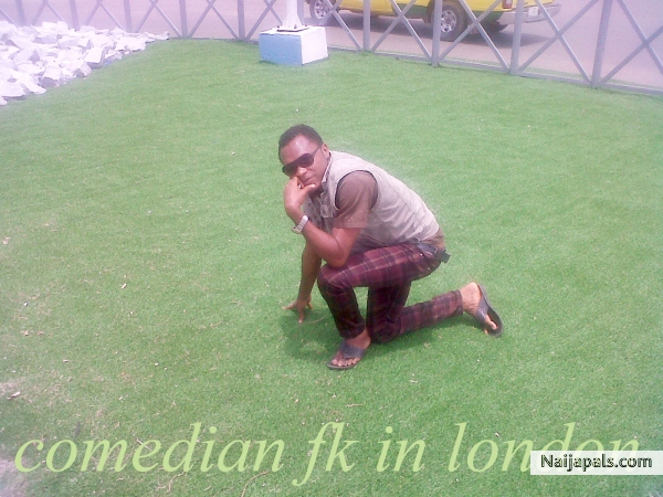 comedian Fk in London - click for next photo