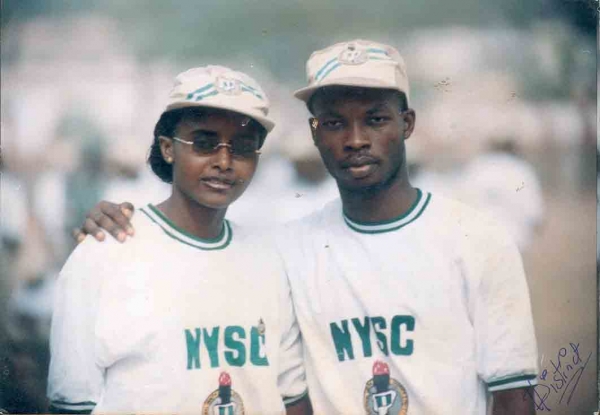 dixon and friend when serving the fatherland - click for next photo